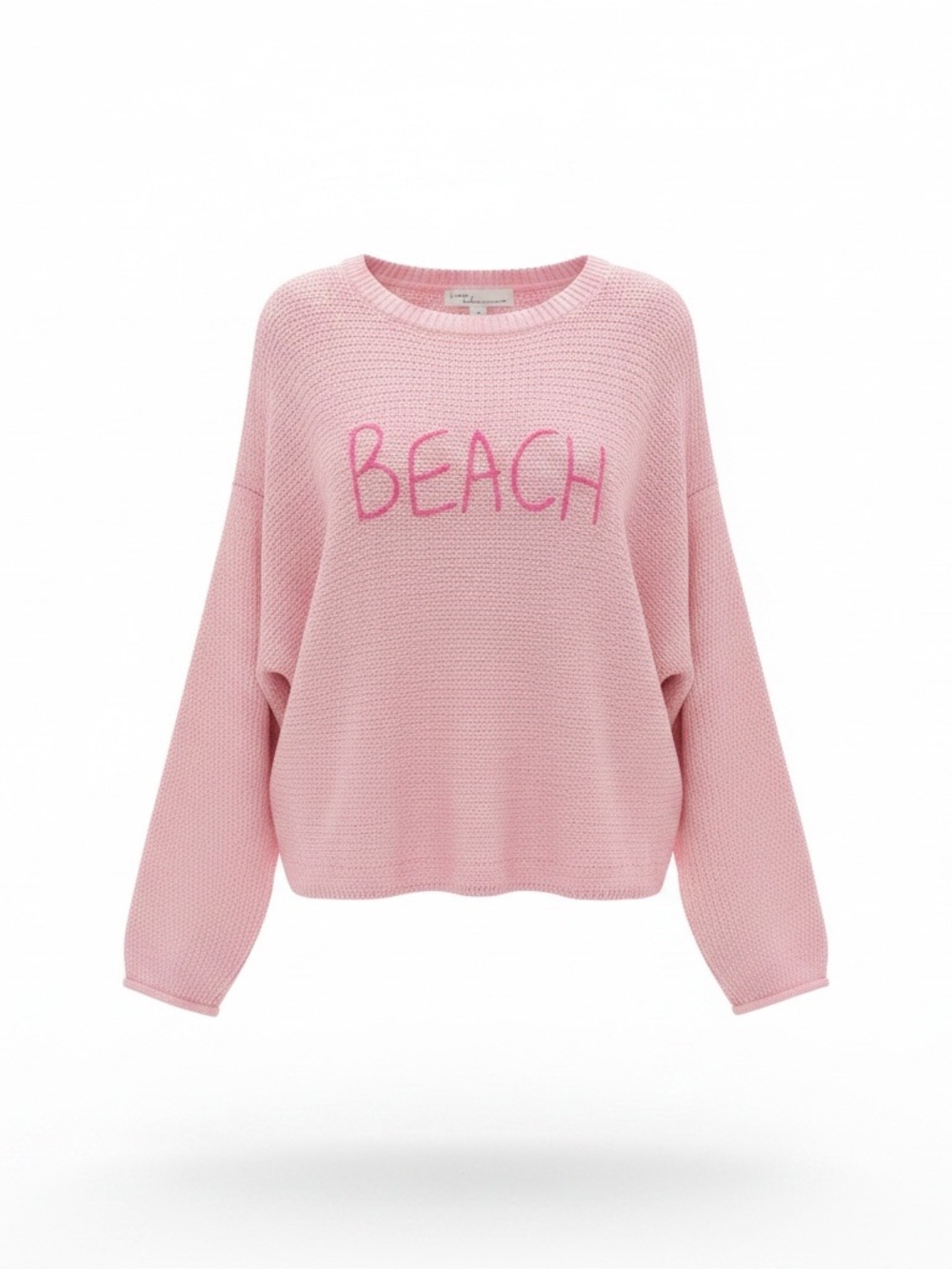 Vintage Havana Pink BEACH Knit Sweater Size Medium NWT